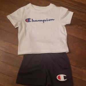 Champion t-shirt short set